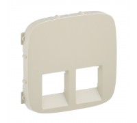 Legrand Valena ALLURE Накладка розетки RJ11+RJ45 подв. Слонова кістка 755426