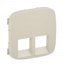 Legrand Valena ALLURE Накладка розетки RJ11+RJ45 подв. Слонова кістка 755426
