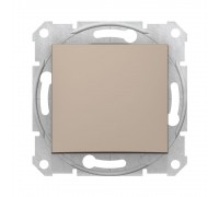 Вимикач Schneider Electric Sedna титан одноклавішний внутрішній SDN0100168