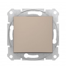 Вимикач Schneider Electric Sedna титан одноклавішний внутрішній SDN0100168