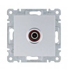 Розетка телевізійна Hager Lumina срібна TV WL3212