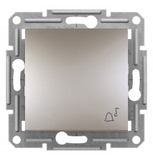 Schneider ASFORA КНОПКА "ДЗВІНОК" САМОЗАЖ бронза EPH0800169