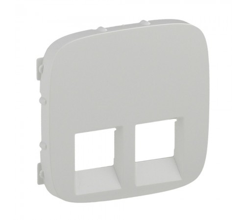 Legrand Valena ALLURE Накладка розетки RJ11+RJ45 подв. Білий 755425
