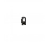 BTICINO Living Light Розетка комп'ютерна RJ45 cat6 UTP 1 модуль. Колір Чорний. KG4279C6