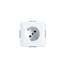 JUNG CD Розетка SCHUKO повернута на 45° білий CD520-45WW