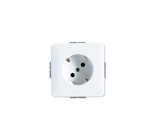 JUNG CD Розетка SCHUKO повернута на 45° білий CD520-45WW