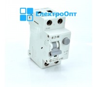 Диференційний автомат EATON Тип АС 2P 6kA C-16 30mA HNB-C16/AC-0,03