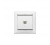 Legrand Valena Classic Вимикач без фіксації з підсвіткою та символом лампи 10А Білий 774413