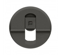 Legrand CELIANE Панель розетки RJ45 графіт 064935