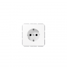 JUNG CD Розетка SCHUKO з захисними шторками білий CD1520KIWW