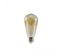LED лампа V-Filament-Amber-ST64-Петля 4W E27 2700K 300Lm 21-43-52 Velmax