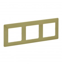 Legrand Valena LIFE Рамка 3 пости Лайм 754083
