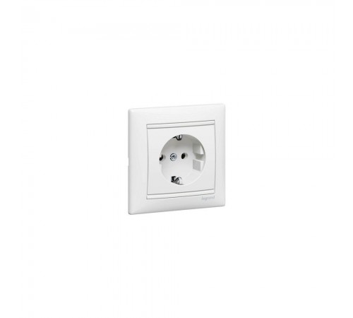 Legrand Valena Classic Розетка 2К+З з рамкою Білий 774423