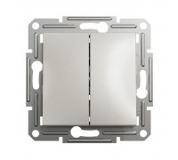 Вимикач Schneider Electric Asfora двоклавішний кнопковий бронза самозажимний EPH1100169