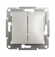 Вимикач Schneider Electric Asfora двоклавішний кнопковий бронза самозажимний EPH1100169