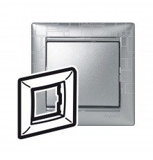 Legrand Valena Classic Рамка 1 пост Алюміній модерн 770341