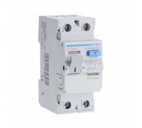 Вимикач диференційного струму (ПЗВ) Hager Тип AC 2P 300mA 63A CF264J