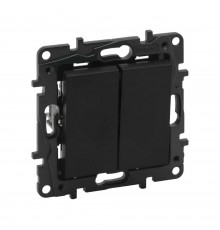 Legrand NILOE STEP Прохідний 2-кл Антрацит 863508