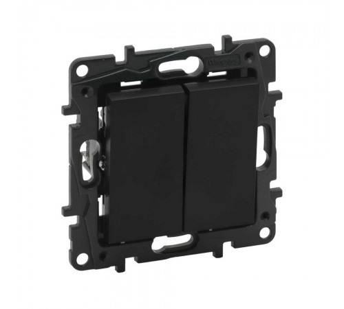 Legrand NILOE STEP Прохідний 2-кл Антрацит 863508