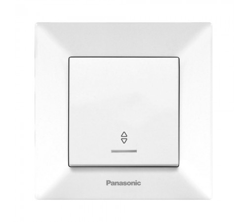 Вимикач Panasonic Arkedia Slim білий одноклавішний прохідний з підсвіткою WNTC00042WH-UA Вимикач Panasonic Arkedia Slim білий одноклавішний прохідний з підсвіткою WNTC00042WH-UA