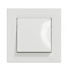 Вимикач Schneider Electric Asfora бiлий одноклавішний внутрішній Асфора IP44 EPH0100221