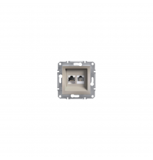 Schneider ASFORA РОЗЕТКА КОМП+ТЕЛ А Бронзовий EPH4900169