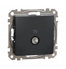 Розетка Schneider Sedna Design 1-а TV внутрішня кінцева чорний SDD114471