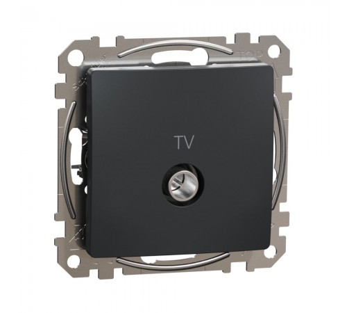 Розетка Schneider Sedna Design 1-а TV внутрішня кінцева чорний SDD114471 Розетка Schneider Sedna Design 1-а TV внутрішня кінцева чорний SDD114471