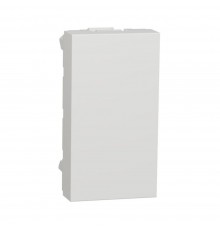 Заглушка Schneider Electric Unica New біла 1-модульна NU986518