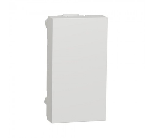 Заглушка Schneider Electric Unica New біла 1-модульна NU986518