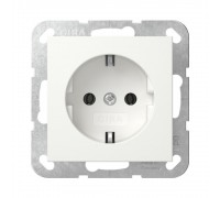 GIRA Розетка с зазем конт System 55 белый 018803 GIRA