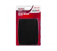 Дверний дзвінок Zamel Gong двотональний BIM-BAM GNS-921 black
