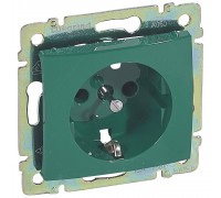 Legrand Valena Classic Розетка 2К+З Зелений 774372