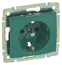 Legrand Valena Classic Розетка 2К+З Зелений 774372