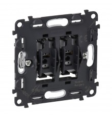 Legrand Valena INMATIC Вимикач 6А 250В кнопковий 2-клавішний автоматичні клеми 752018