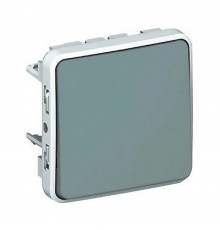 Legrand Plexo перемикач проміжний 1-кл сірий IP55 69521