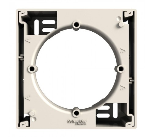 Коробка Schneider Electric Asfora кремова одинарна для зовнішнього монтажу (C1) EPH6100123