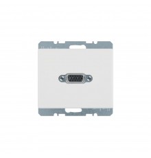 BERKER ARSYS механізм VGA-розетка з гвинтовими клемами пол.білий 3315410069