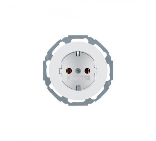 BERKER R.Classic механізм Розетка з з/к 16А/250В пол.білий 47452089