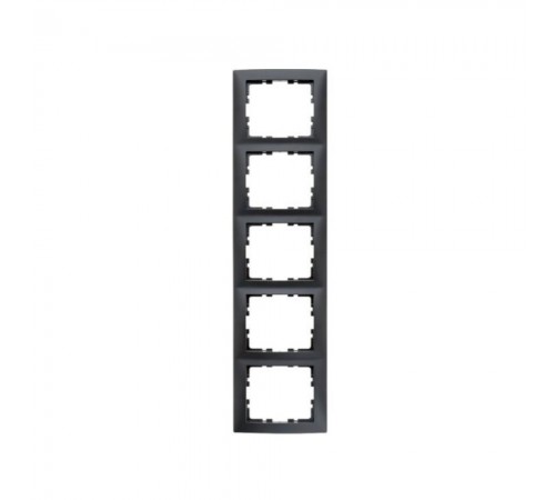 BERKER S.1 Рамка 5Х антрацит 10159949 BERKER S.1 Рамка 5Х антрацит 10159949