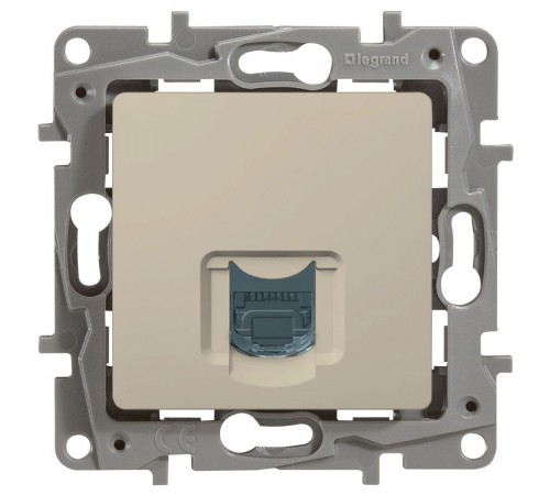 Legrand ETIKA Розетка RJ45 кат 6 UTP Слонова кістка 672353