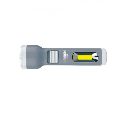 Ліхтар LED ручний акумуляторний L-HL-30ABC сірий 1w +1w COB USB 1200mAh 15-15-30 Ліхтар LED ручний акумуляторний L-HL-30ABC сірий 1w +1w COB USB 1200mAh 15-15-30