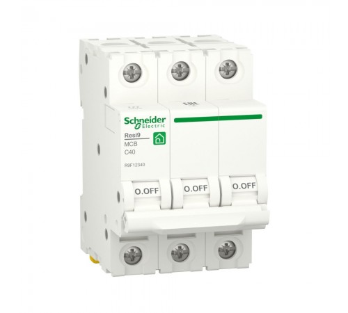 Автоматичний вимикач Schneider Electric Resi 9 С 3p 40A R9F12340