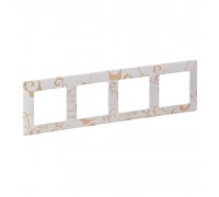 Legrand Valena LIFE Рамка 4 пости Ампір Білий 754104