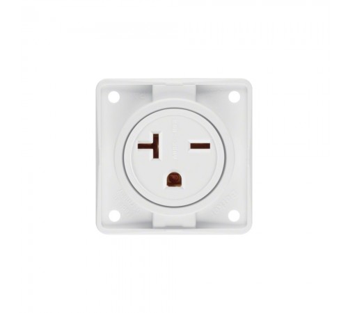 BERKER Integro механізм Розетка USA/CANADA NEMA 6-20R/20А/250В пол.білий 862542509