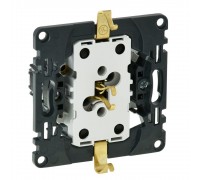 Розетка Legrand Valena INMATIC подвійна 2К+З 16А 250В зі шторками автоматичні клеми 753031