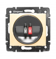 Аудіо розетка Legrand Valena Classic слонова кістка 774123