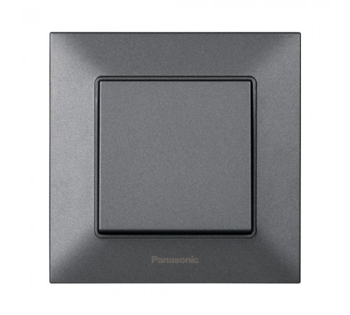 Вимикач Panasonic Arkedia Slim димчастий одноклавішний WNTC00012DG-UA Вимикач Panasonic Arkedia Slim димчастий одноклавішний WNTC00012DG-UA