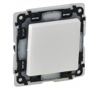 Legrand Valena LIFE Вимикач 10Ах250В автоматичні клеми IP44 Білий 752151
