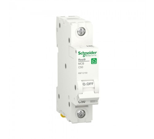 Автоматичний вимикач Schneider Electric Resi 9 6кА В 1p 50A R9F02150